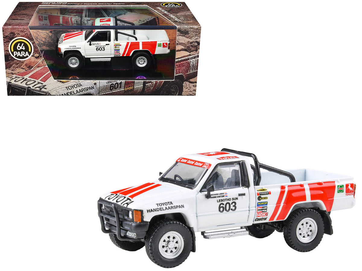 Toyota Hilux Pickup Truck #603 Kassie Coetzee - 1/64 Diecast Model - Paragon