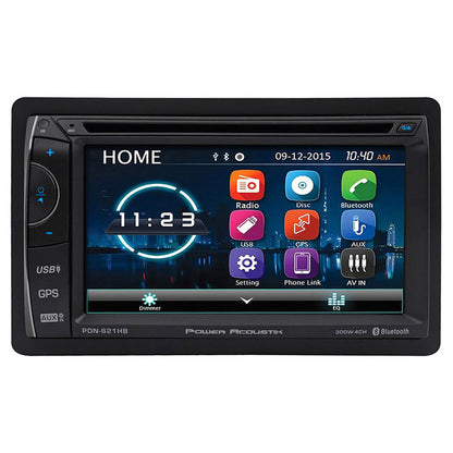 Power Acoustik 6.2" D.Din AM/FM/CD/DVD/USB/BT Navigation