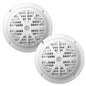 Pyle Marine 5.25” Dual Cone Speakers (White)
