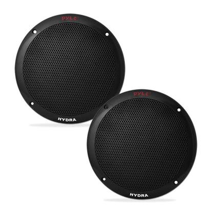Pyle Marine 6.5” 2-Way Speakers (Black)