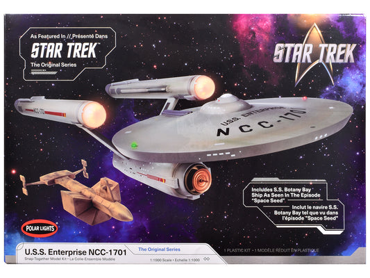 Skill 2 Model Kit U.S.S. Enterprise NCC-1701 Spaceship Star Trek 1/1000 Scale