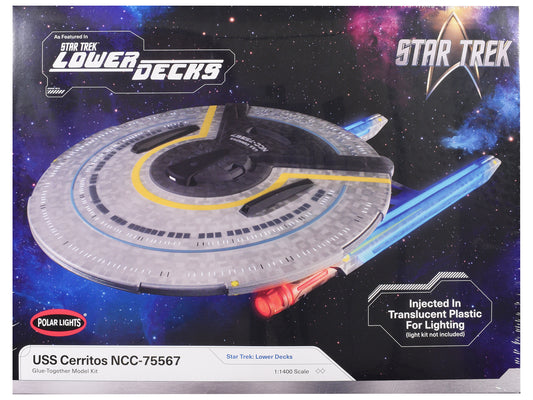 Skill 2 Model Kit USS Cerritos NCC-75567 Spacecraft 1/1400 Scale Model