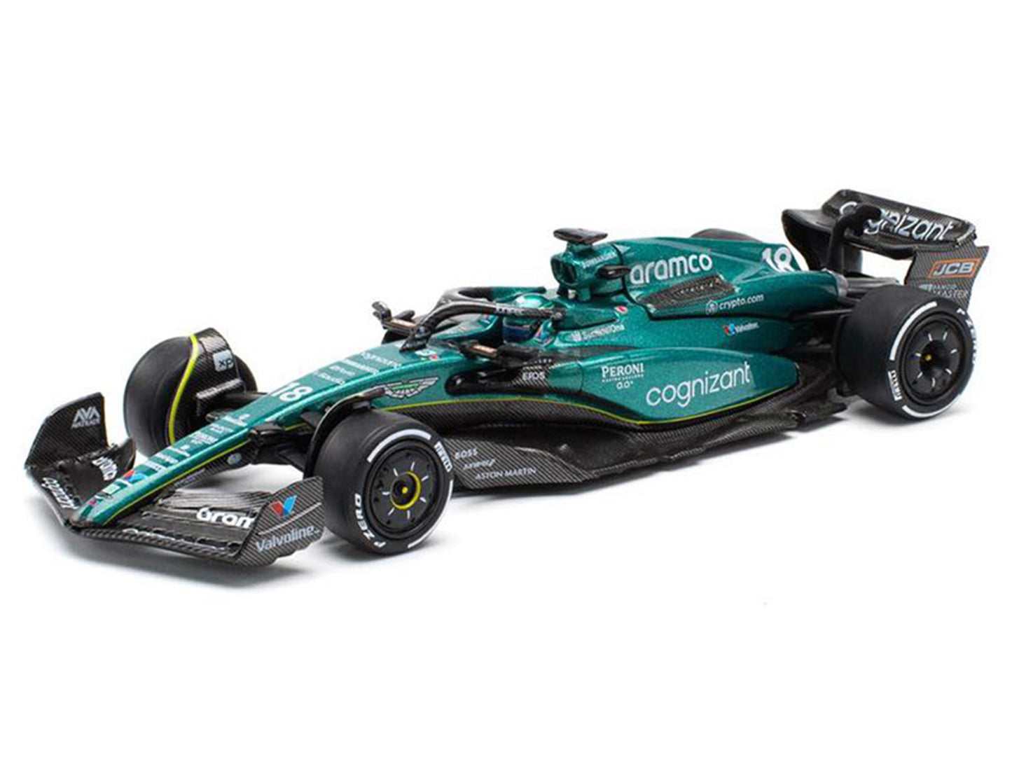 Aston Martin AMR23 #18 Lance Stroll "Formula One F1 World Championship" (2023) 1/64 Diecast Model Car by Pop Race
