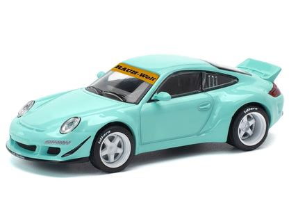 997 RWB Light Blue 1/64 T&y Diecast Model Car by Pop Race