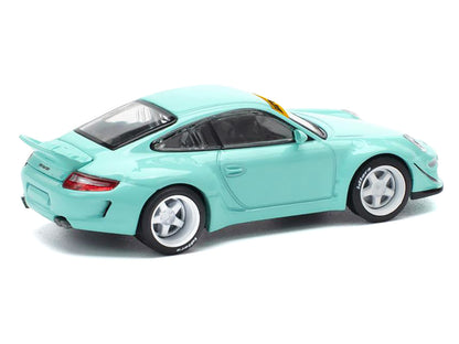 997 RWB Light Blue 1/64 T&y Diecast Model Car by Pop Race