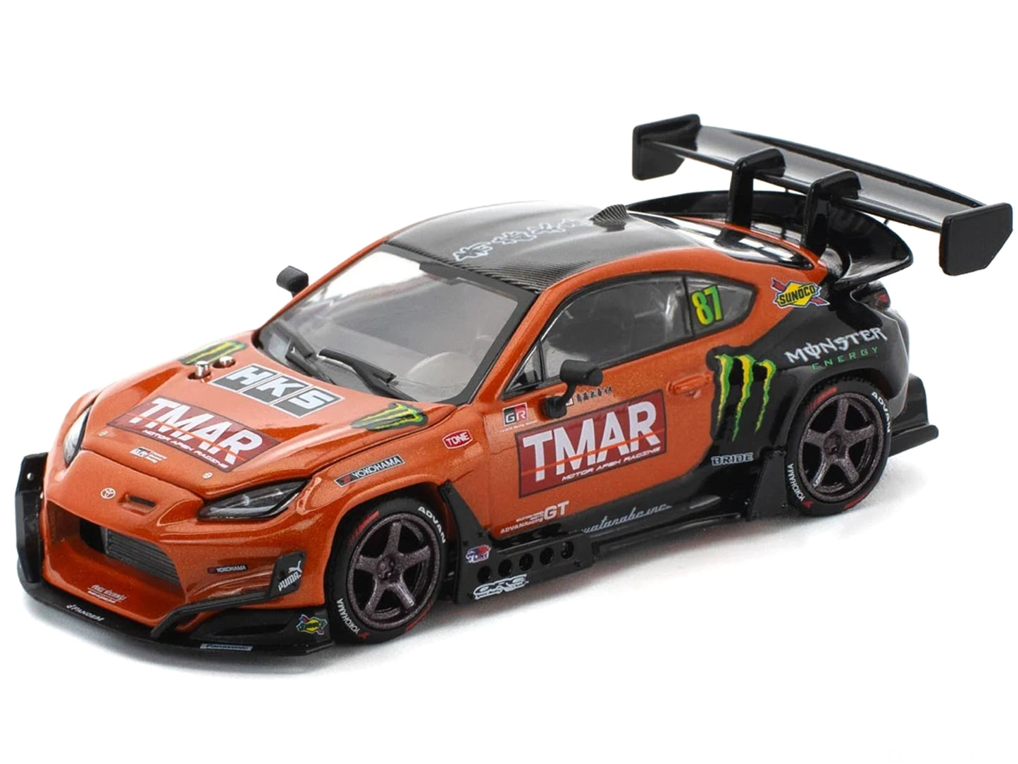 Toyota Pandem GR86 #87 Daigo Saito "Formula Drift Japan" (2022) 1/64 Diecast Model Car by Pop Race