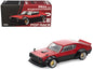 Skyline KPGC110 "Kenmeri" RHD (Right Hand Drive) Red Metallic and Black 1/64 T&y Diecast Model Car by Pop Race