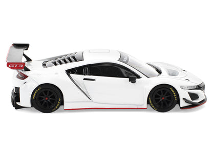 Honda NSX GT3 EVO22 White 1/64 Diecast Model Car by Pop Race
