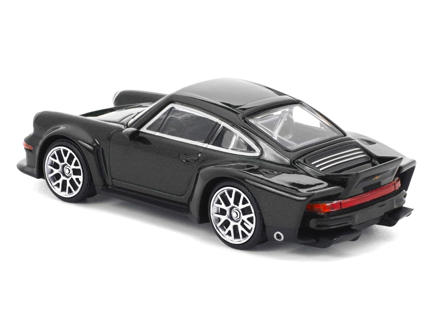 Singer DLS Turbo Black Metallic 1/64 Diecast Model Car by Pop Race