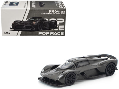 Aston Martin Valkyrie Carbon Fiber 1/64 Diecast Model Car by Pop Race