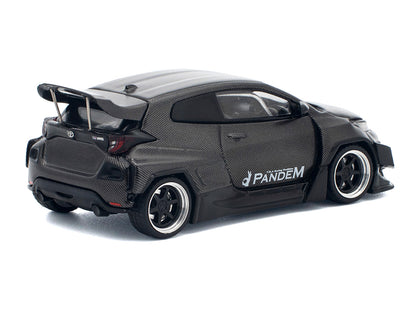 Toyota "Pandem" GR Yaris RHD Carbon Fiber 1/64 Diecast Model Car - Pop Race
