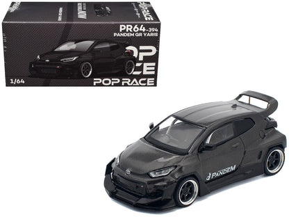 Toyota "Pandem" GR Yaris RHD Carbon Fiber 1/64 Diecast Model Car - Pop Race