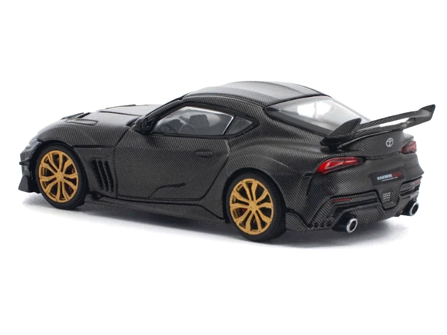 Toyota DarwinPro 66G WBK Supra A90 Full Carbon 1/64 Diecast Model Car by Pop Race