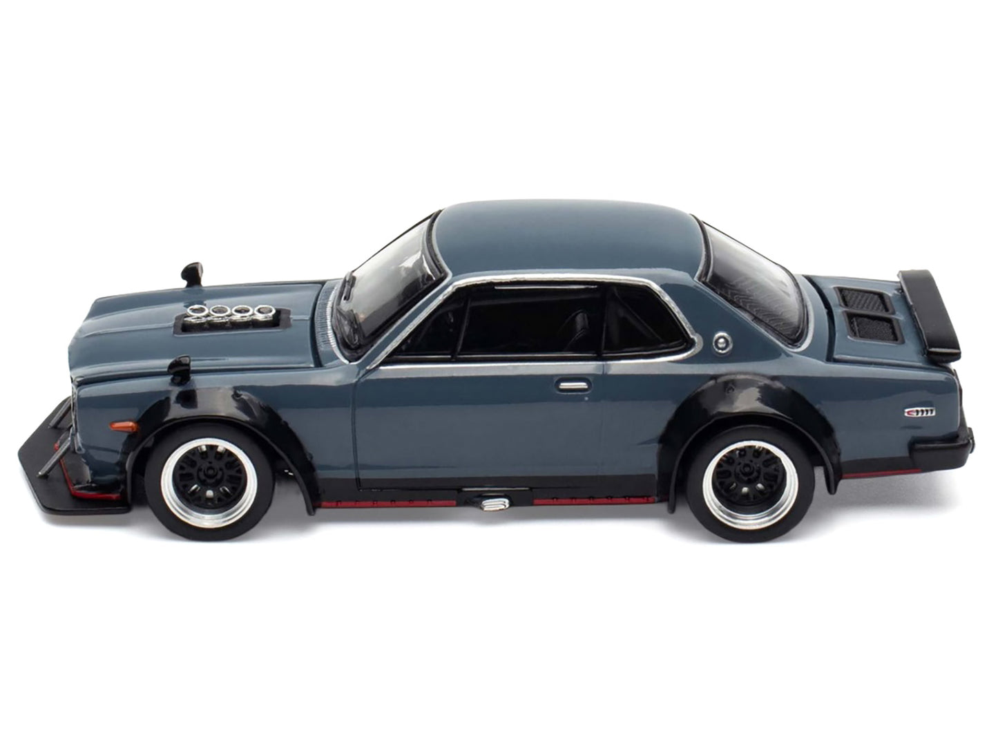 Skyline GT-R V8 Drift "Hakosuka" RHD (Right Hand Drive) Gray "Tokyo Auto Salon Hong Kong 2025" Special Edition 1/64 Diecast Model Car by Pop Race