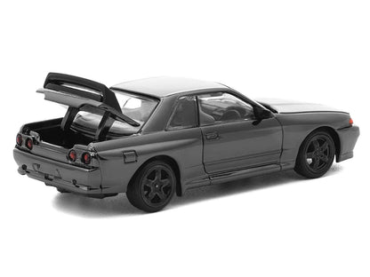 GTR R32 RHD (Right Hand Drive) Dark Chrome "The Dark Chrome Series" 1/64 Die Cast Model Car by Pop Race T&y