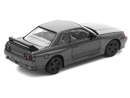 GTR R32 RHD (Right Hand Drive) Dark Chrome "The Dark Chrome Series" 1/64 Die Cast Model Car by Pop Race T&y