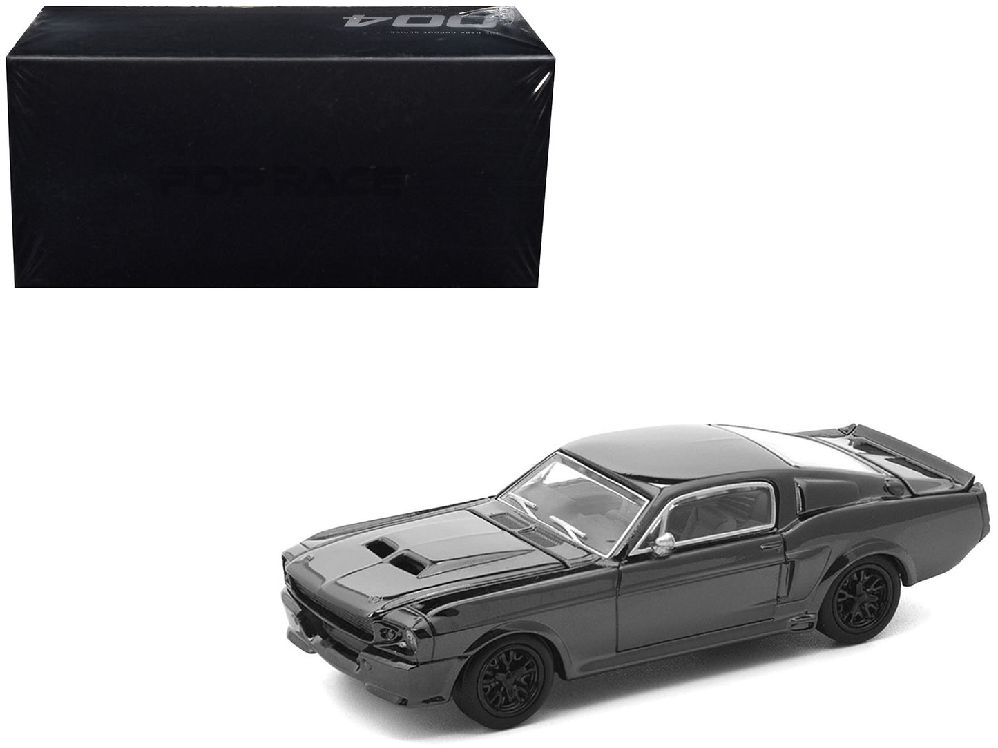 GTR R32 RHD (Right Hand Drive) Dark Chrome "The Dark Chrome Series" 1/64 Die Cast Model Car by Pop Race T&y