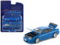 GT-R R33 400R RHD Champion Blue White Stripes 1/64 Diecast Model Car - Pop Race