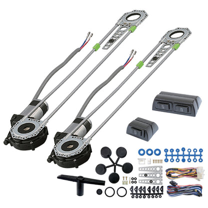 Installation Solution Universal Power Window Kit for Two Windows