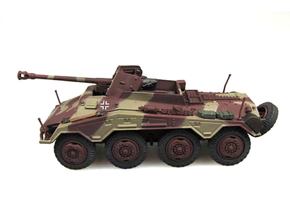 Sd.Kfz. 234/4 Armored Vehicle "Unidentified Unit Western Front" (1945) German 1/72 T&y Diecast Model by Panzerstahl