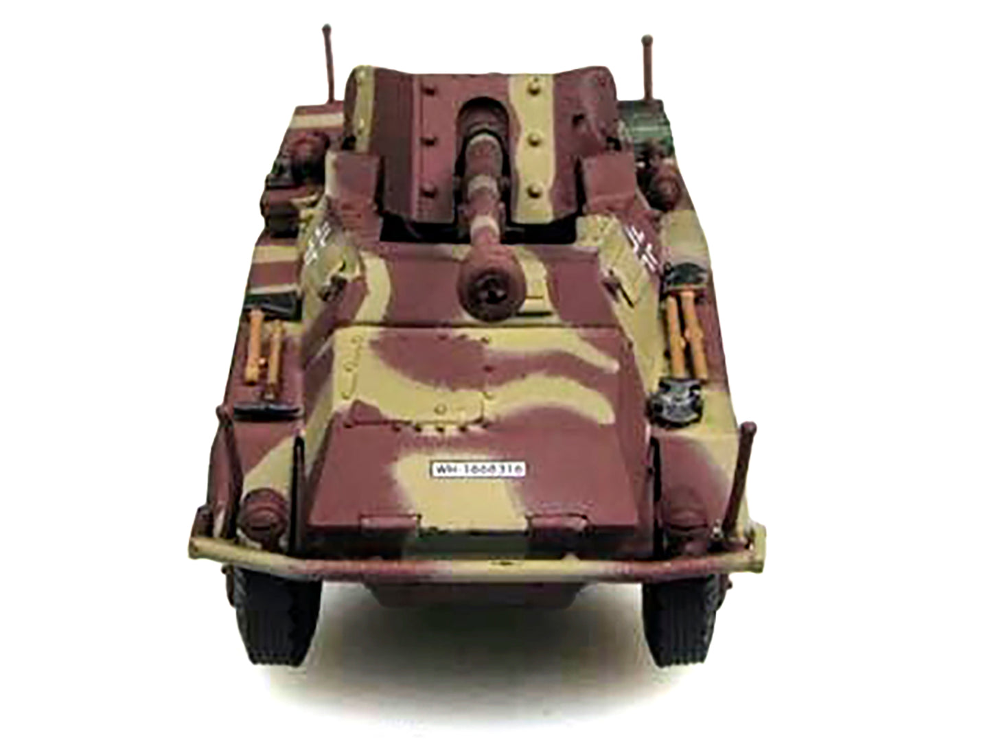 Sd.Kfz. 234/4 Armored Vehicle "Unidentified Unit Western Front" (1945) German 1/72 T&y Diecast Model by Panzerstahl