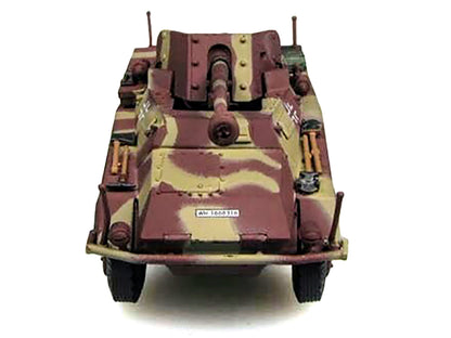 Sd.Kfz. 234/4 Armored Vehicle "Unidentified Unit Western Front" (1945) German 1/72 T&y Diecast Model by Panzerstahl