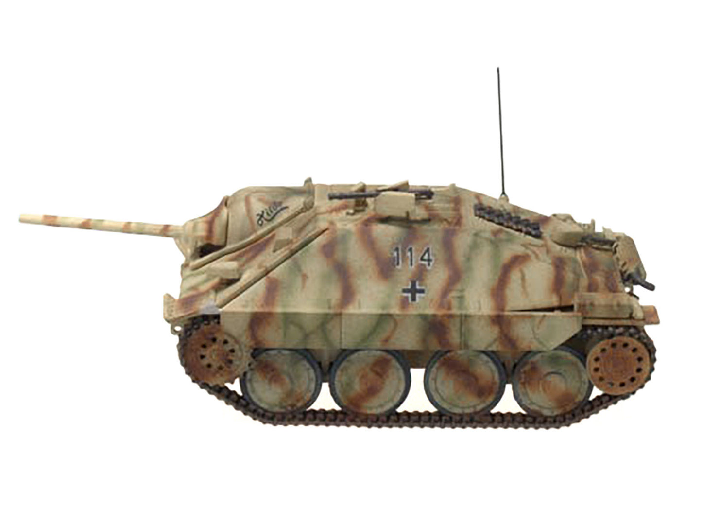 Hetzer (Early) Tank Destroyer "#114 Hilde Nove Mesto Czechoslovakia" (1945) German Army 1/72 T&y Diecast Model by Panzerstahl