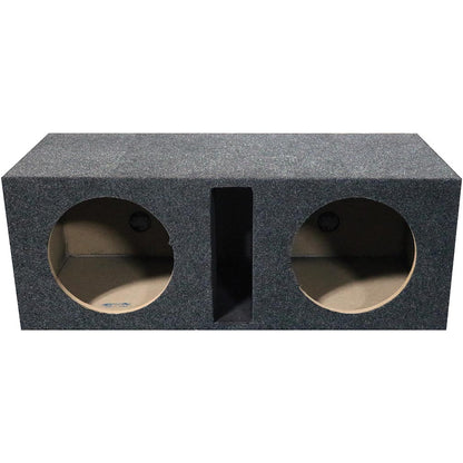 QPower Dual 12" Slot-Ported Empty Woofer Enclosure
