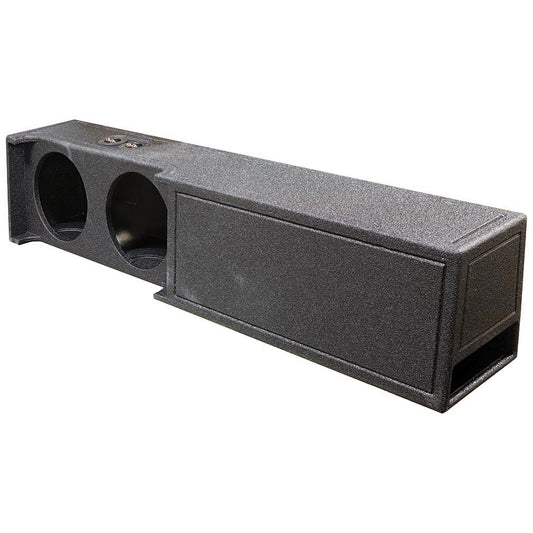 QPower "QBOMB" Dodge Ram Crew Cab '19-'24 Dual 10" Sealed Woofer Box
