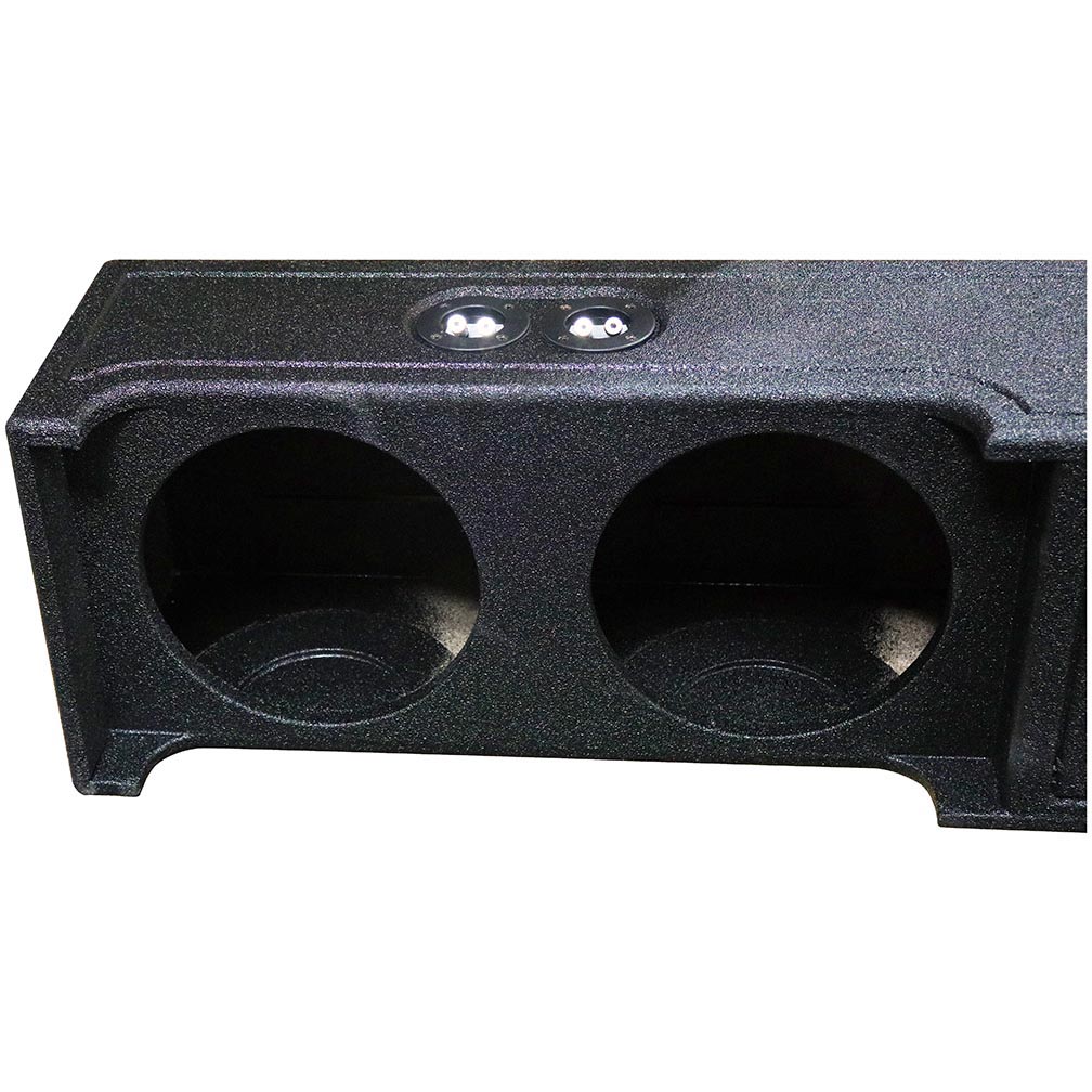 QPower "QBOMB" Dodge Ram Crew Cab '19-'26 Dual 10" Sealed Woofer Box
