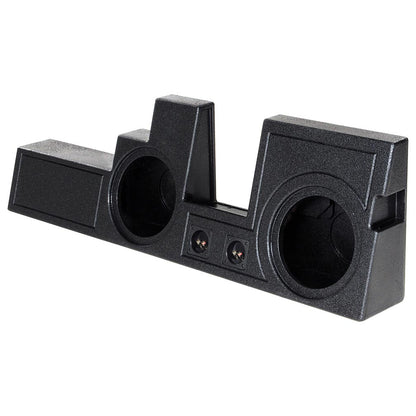 QPower "QBOMB" Ford F-Series Super Duty Crew Cab '00-'16 Dual 10" Vented Empty Woofer Box