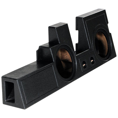 QPower "QBOMB" Ford F-Series Super Duty Crew Cab '00-'16 Dual 10" Vented Empty Woofer Box