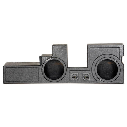 QPower "QBOMB" Ford F-Series Super Duty Crew Cab '00-'16 Dual 10" Vented Empty Woofer Box
