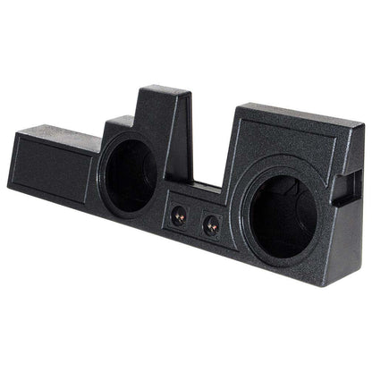 QPower "QBOMB" Ford F-Series Super Duty Crew Cab '00-'16 Dual 12" Vented Empty Woofer Box