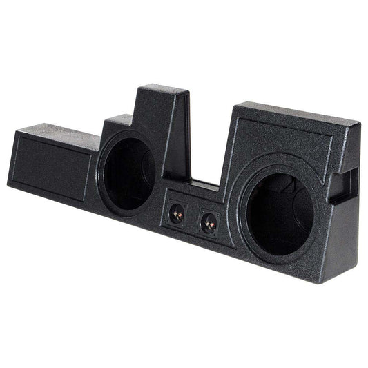 QPower "QBOMB" Ford F-Series Super Duty Crew Cab '00-'16 Dual 12" Vented Empty Woofer Box