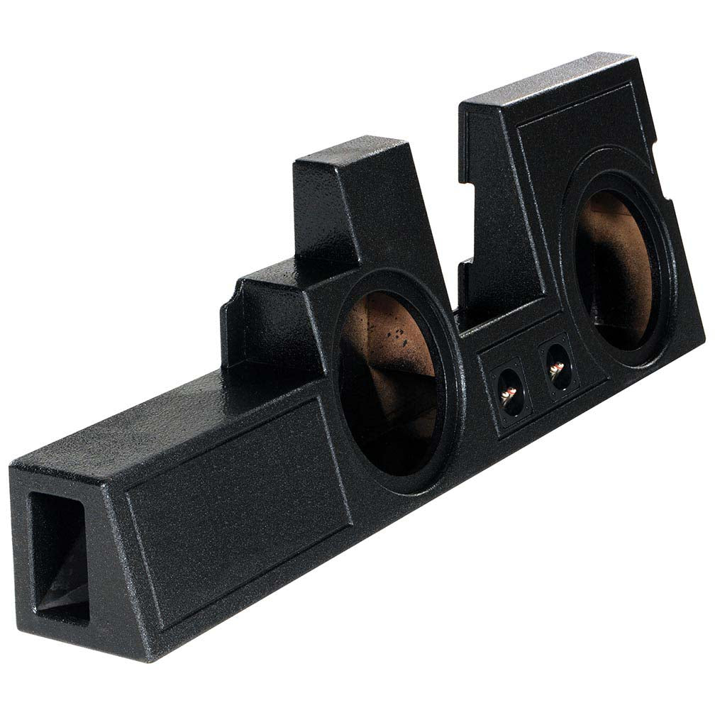 QPower "QBOMB" Ford F-Series Super Duty Crew Cab '00-'16 Dual 12" Vented Empty Woofer Box