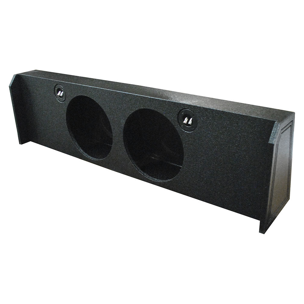 QPower Dual 10" Sealed Empty Woofer Enclosure - Ford '09-'26 F-150 Super Crew'17-'26 Ford F-250/350