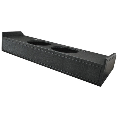 QPower Dual 10" Sealed Empty Woofer Enclosure - Ford '09-'26 F-150 Super Crew'17-'26 Ford F-250/350