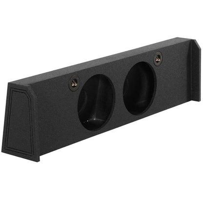 QPower Dual 10" Sealed Empty Woofer Enclosure - Ford '09-'26 F-150 Super Crew'17-'26 Ford F-250/350