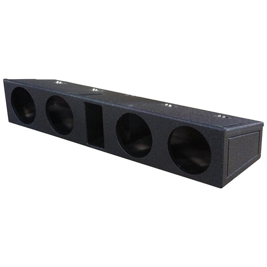 QPower â€œQBOMBâ€ Ford F-Series Super Crew '09-'24 Quad 8â€³ Empty Woofer Enclosure