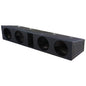 QPower â€œQBOMBâ€ Ford F-Series Super Crew '09-'24 Quad 8â€³ Empty Woofer Enclosure