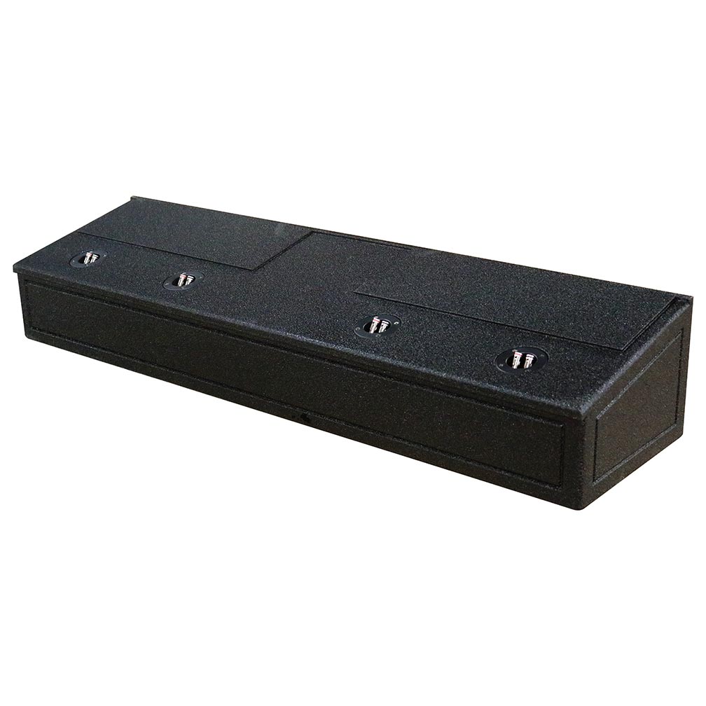 QPower â€œQBOMBâ€ Ford F-Series Super Crew '09-'24 Quad 8â€³ Empty Woofer Enclosure