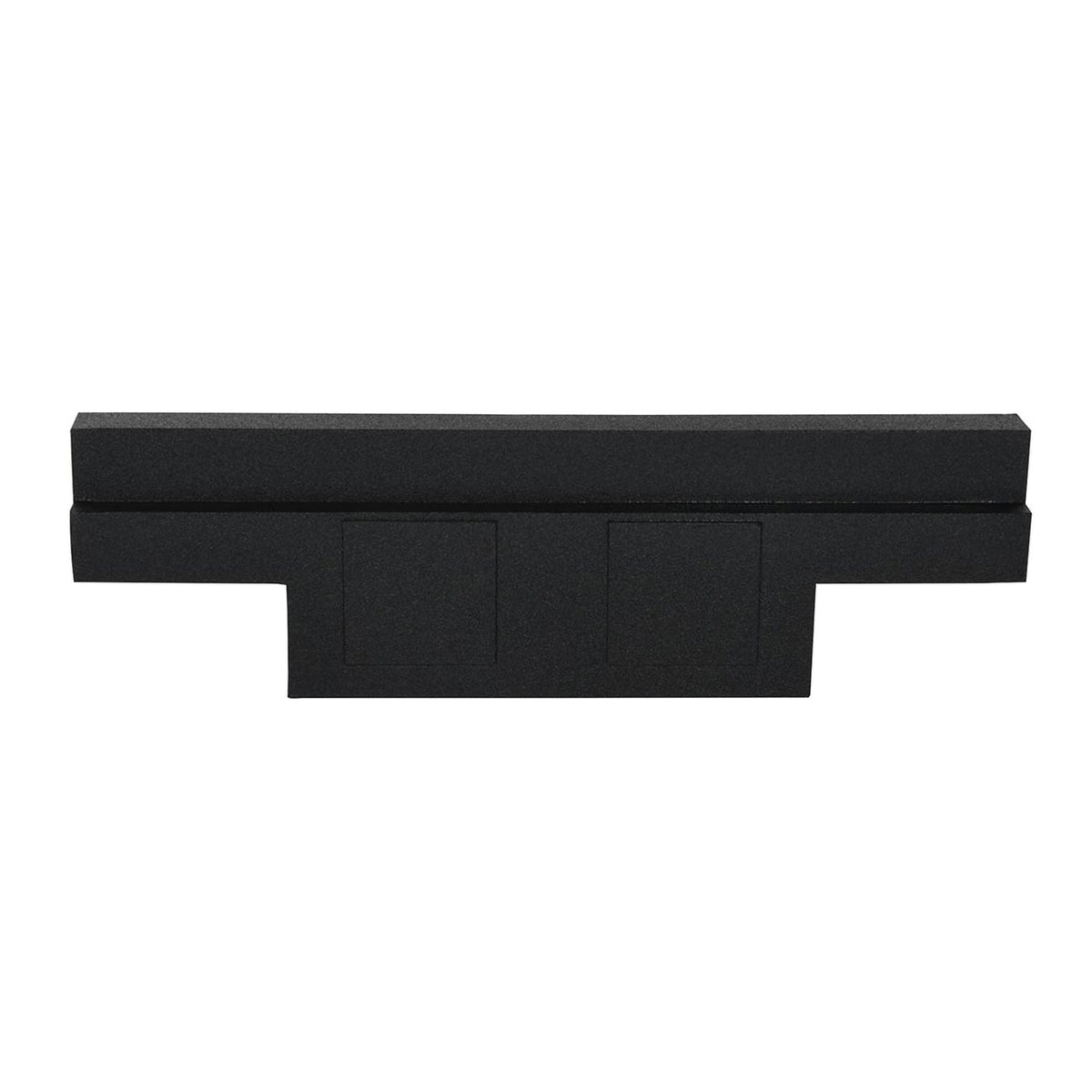 QPower "QBOMB" Chevy/GMC Crew Cab '04-'07 Dual 12" Vented Empty Woofer Enclosure
