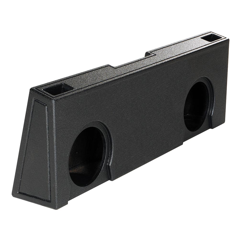 QPower "QBOMB" Chevy/GMC Crew Cab '07-'13 Dual 10" Vented Empty Woofer Box