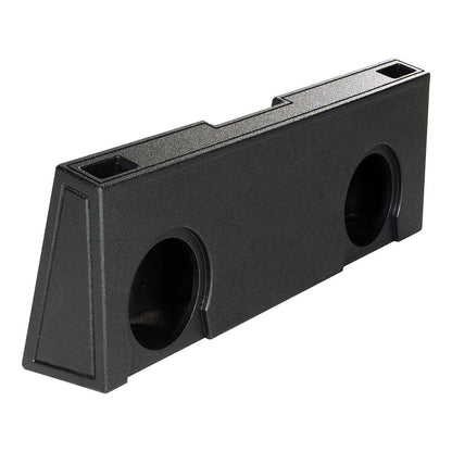 QPower "QBOMB" Chevy/GMC Crew Cab '07-'13 Dual 10" Vented Empty Woofer Box