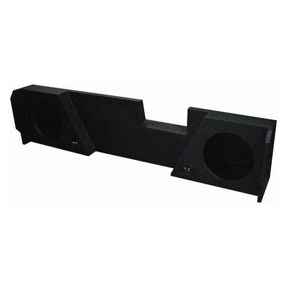 QPower "QBOMB" Chevy/GMC Double Cab '14-'18 Dual 10" Empty Woofer Box