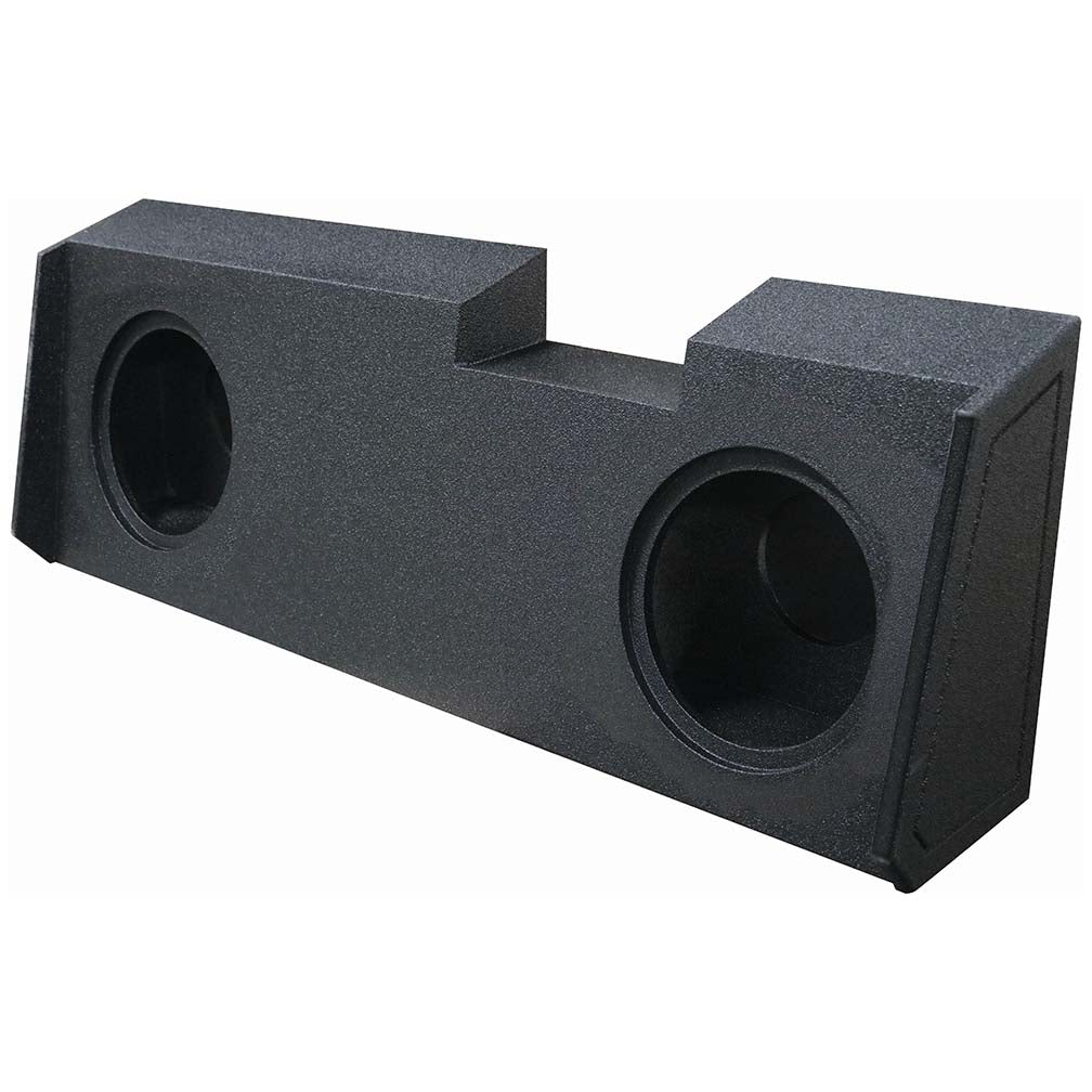 QPower Chevy/GMC Crew Cab or Double Cab '19 - '26 Dual 10" Sealed Woofer Enclosure