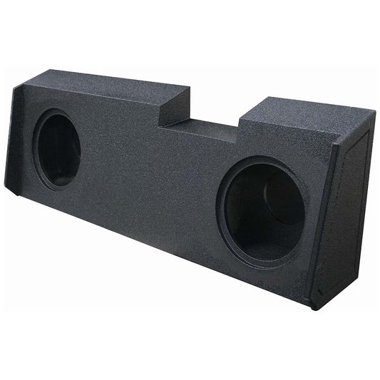 QPower Chevy/GMC Crew Cab or Double Cab '19 - '26 Dual 10" Sealed Woofer Enclosure