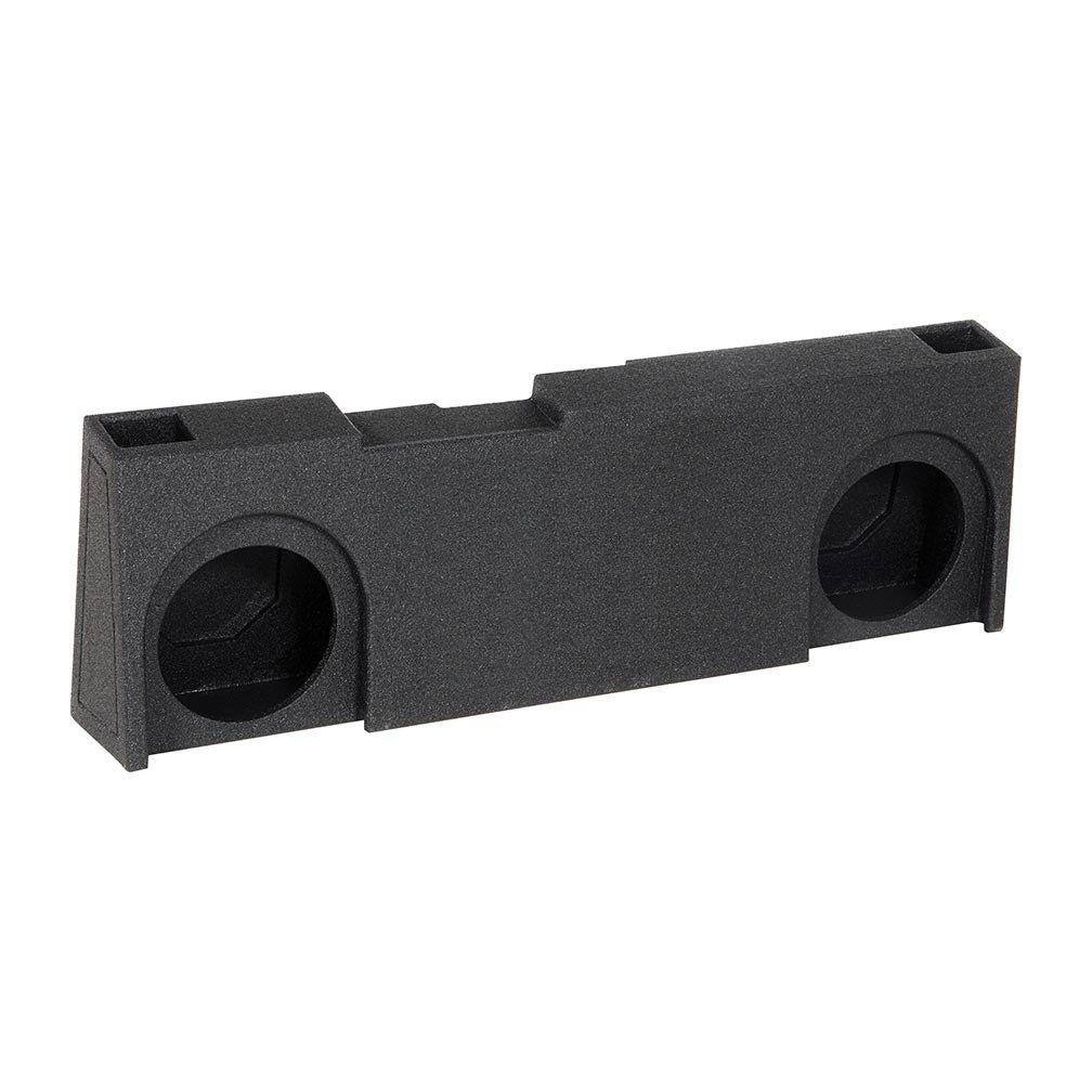 QPower "QBOMB" Chevy/GMC Crew Cab '14-'18 Dual 10" Vented Empty Woofer Box