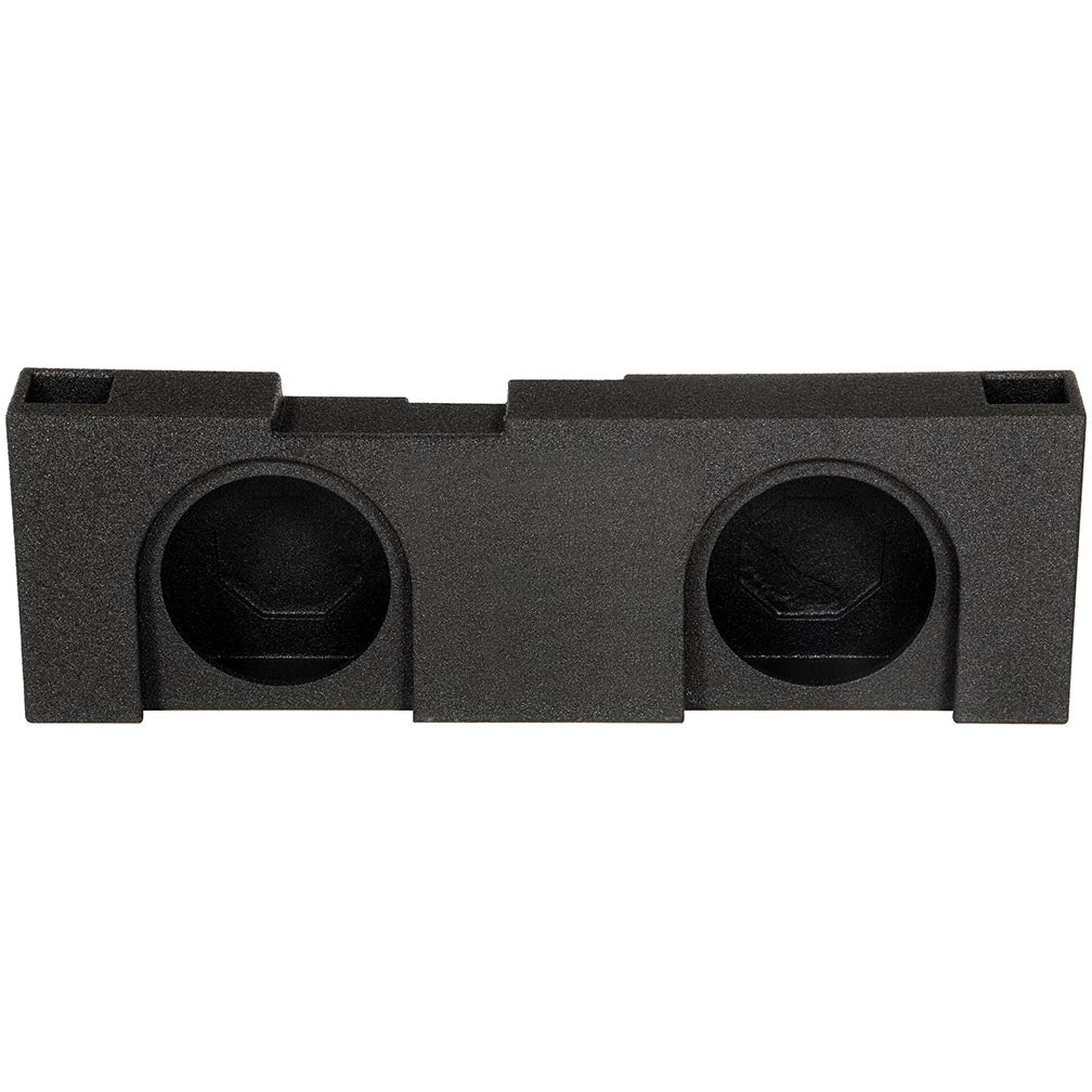 QPower "QBOMB" Chevy/GMC Crew Cab '14-'18 Dual 12" Vented Empty Woofer Enclosure